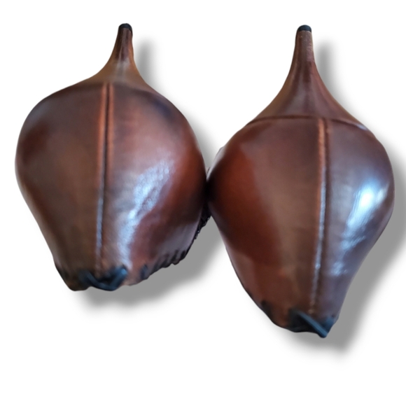 Y2K Vintage PRADA Leather Applique Flower Accent Pumps Heels Size 41 - Picture 8 of 10